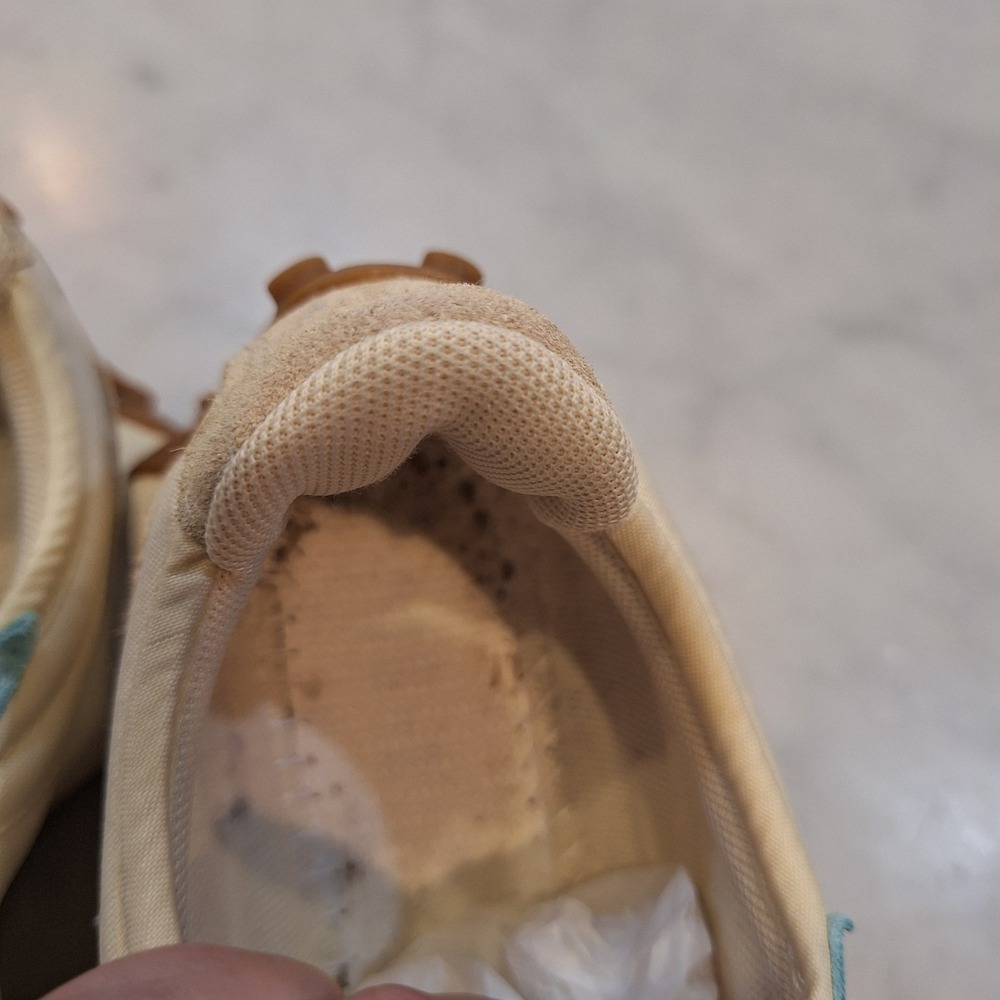 New Balance 327 Sneaker Sz 6 Cream Orange Teal WS327DC1 Running AS IS No insole - Picture 5 of 10